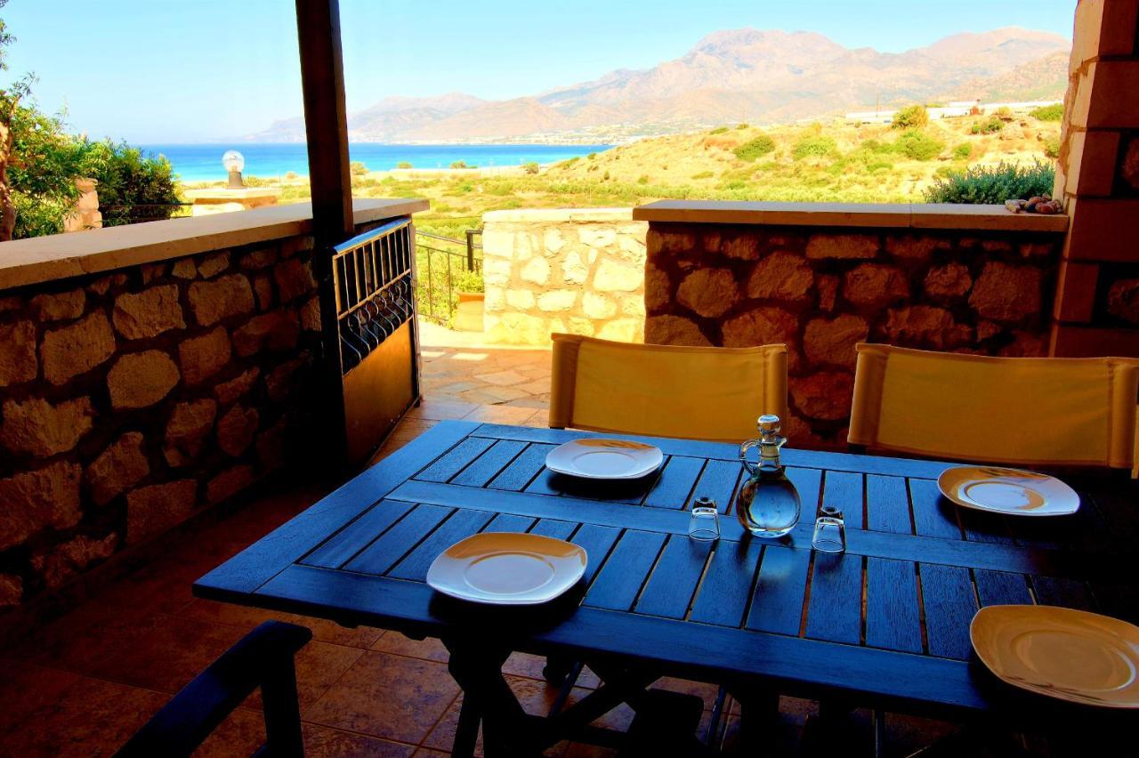 Ville du Soleil - exclusive homes with rustic charm&panoramic seaview Makrýgialos Extérieur photo