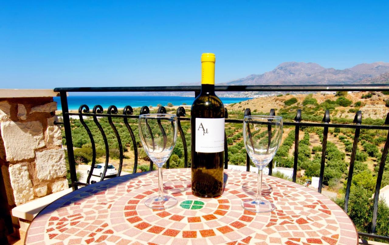 Ville du Soleil - exclusive homes with rustic charm&panoramic seaview Makrýgialos Extérieur photo